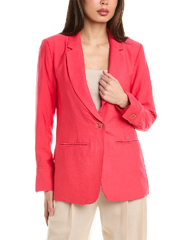 Ellen Tracy Grommet Snap Blazer