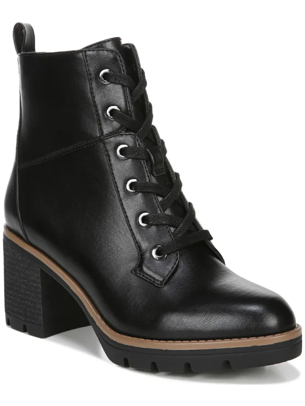 My Fave Womens Lace Up Casual Ankle Boots