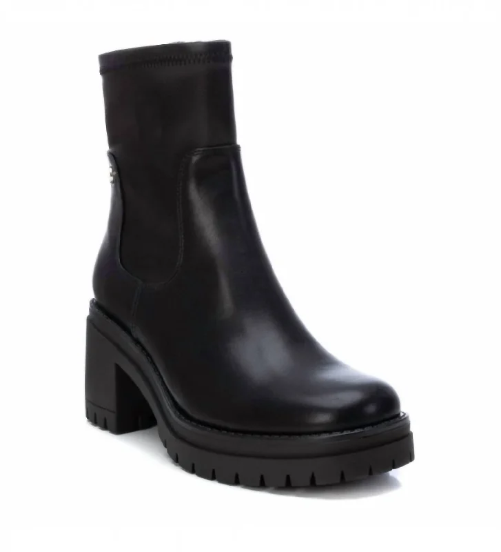 Women's Ankle Slip-On Booties In Black