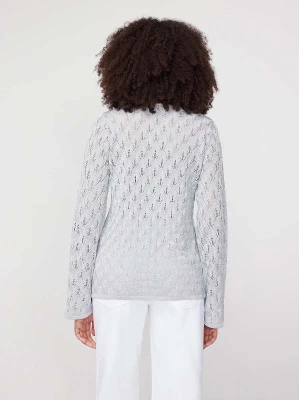 Elsie Silver Lurex Knit Cardigan