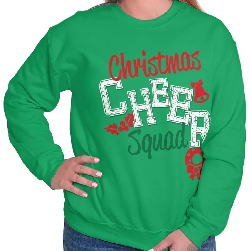 Cheer Squad Christmas Crewneck Sweatshirt